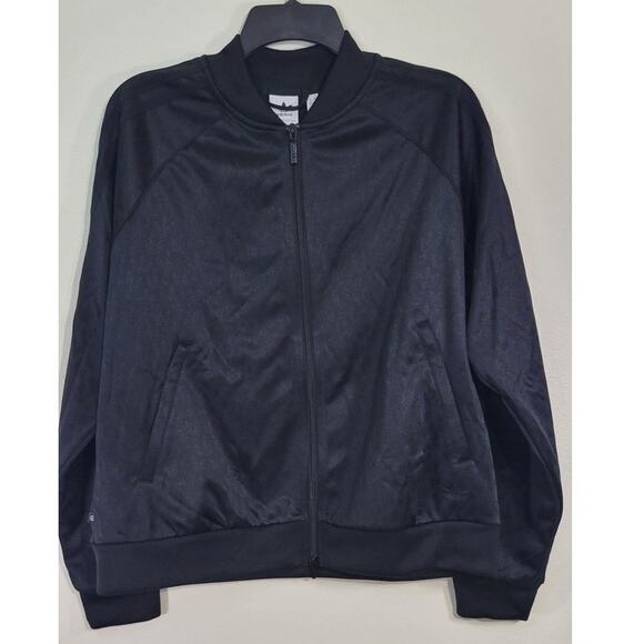 Adidas Jacket Womens X-Large Monogram Black Track Jacket Athletic NWT $85 Retail - Picture 3 of 8